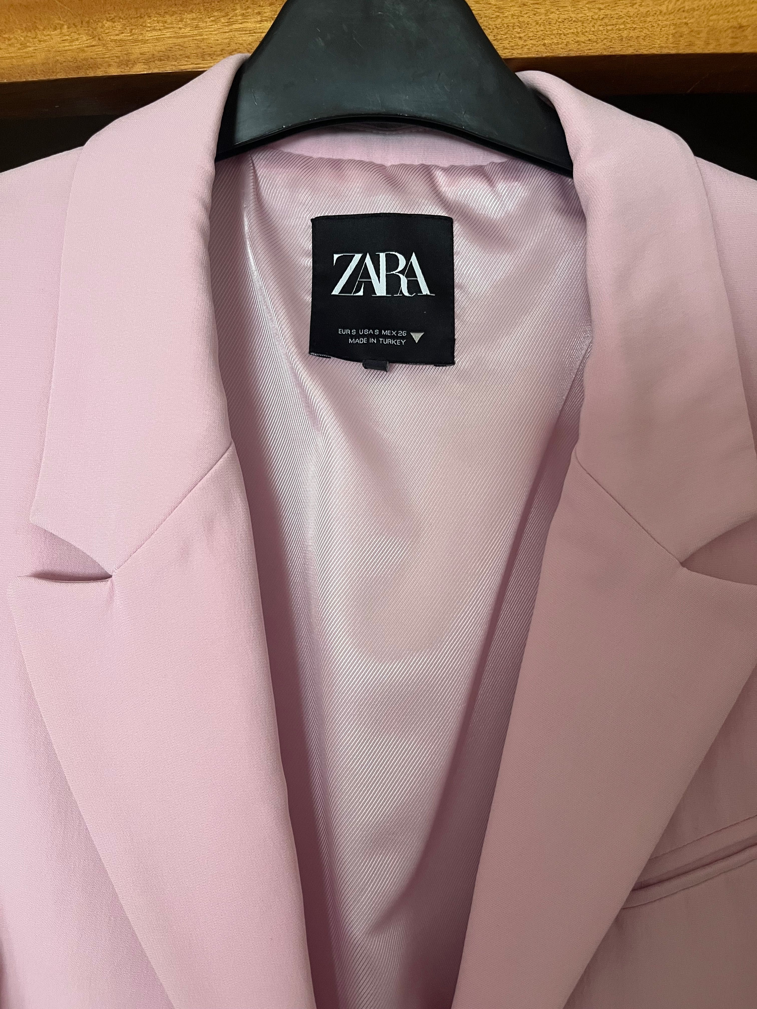 Blazer rosa oversized Zara