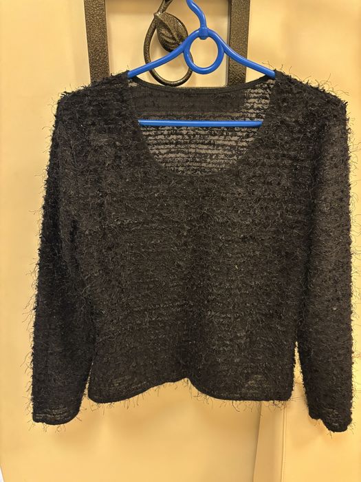 Czarny swerek srebrna nitka uniwersalny karnawal impreza bal