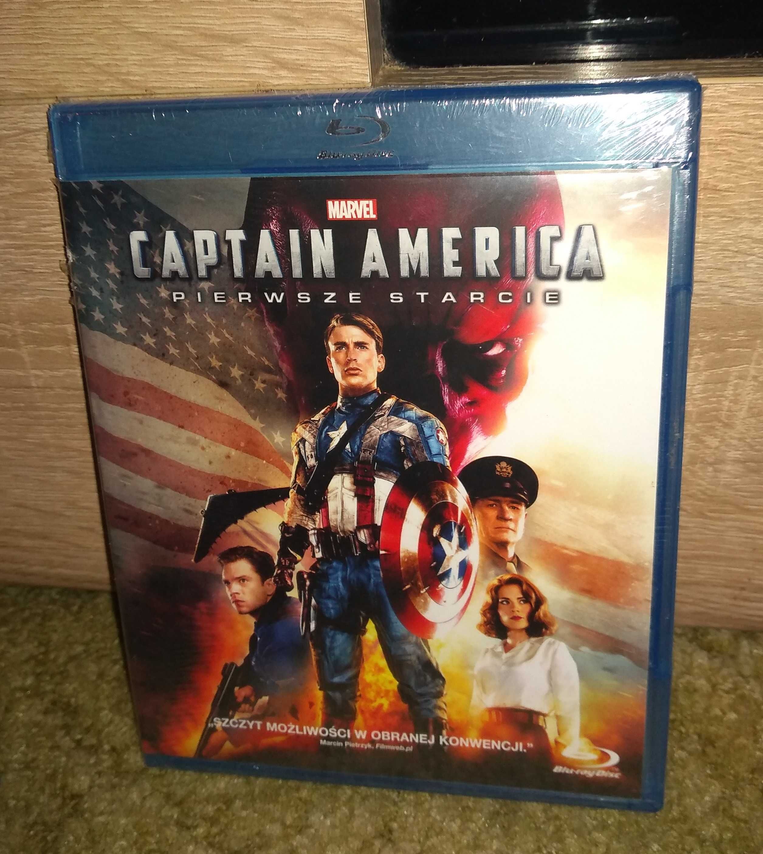 Kapitan Ameryka Pierwsze Starcie / Blu-Ray / Folia / Dubbing PL /