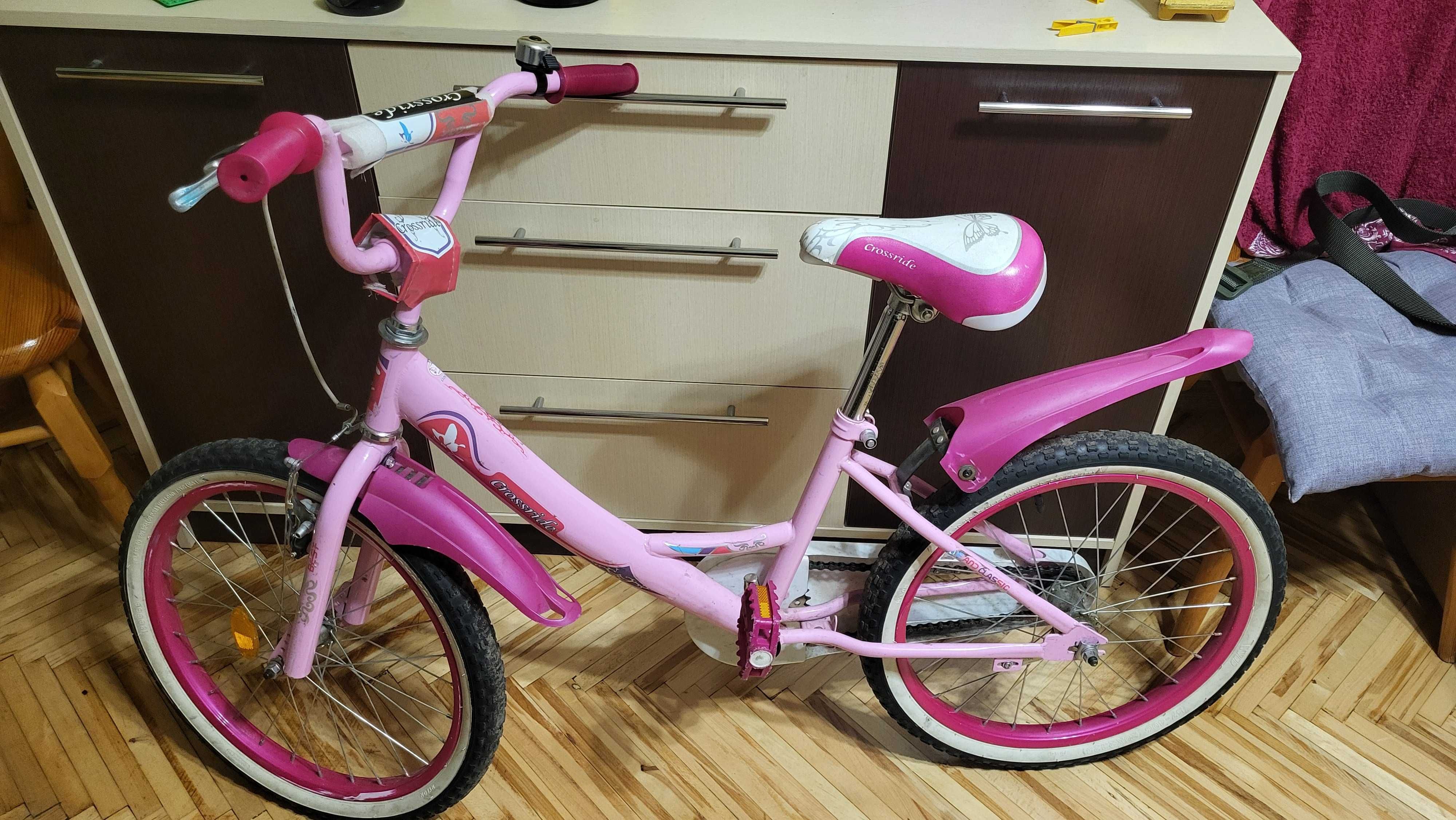 Дитячий велосипед Crossride для дівчинки