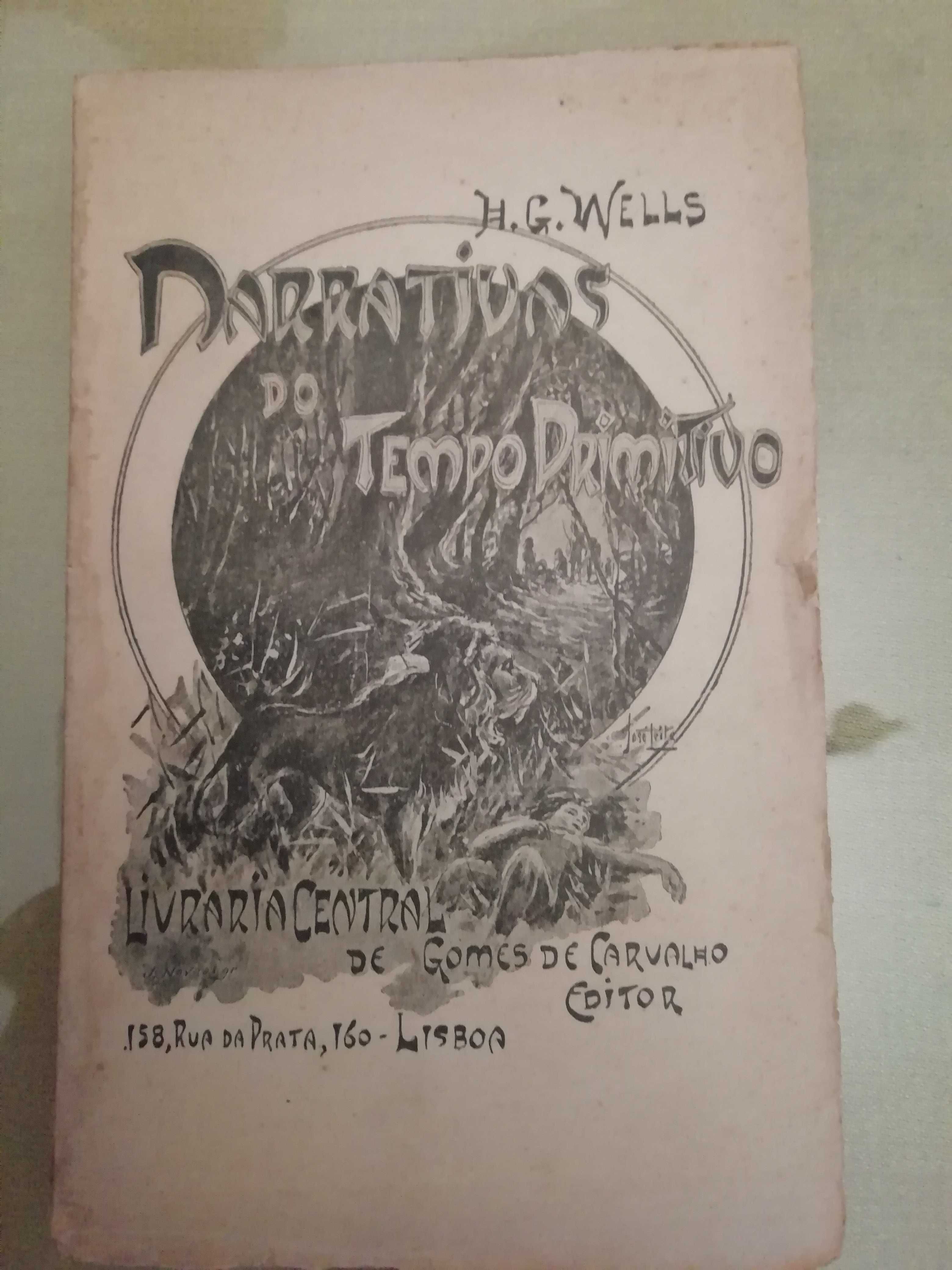 H.G.Wells -1902- Liv Central de Gomes de Carvalho Editor-Livros raros