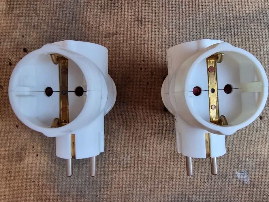 Fichas triplas schuko