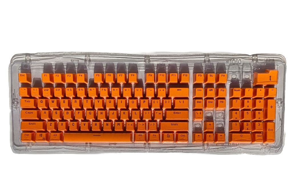 Pomarańczowe PBT keycapy 104/full size [orange keycaps]