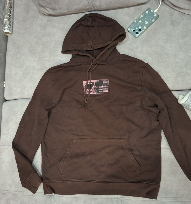 Худі “Shout” AllSaints (оригінал) – стильний бордовий, майже новий