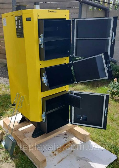 ‼️ Найкращий твердопаливний котел Kronas~Кронас від виробника+ДОСТАВКА