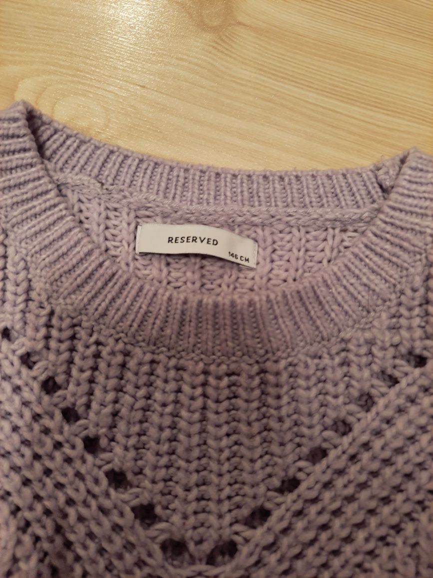 Fioletowy sweter rozmiar 146