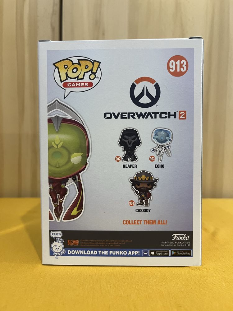 Funko POP! ECHO (HOT ROD), exclusive, 913, Owerwatch 2