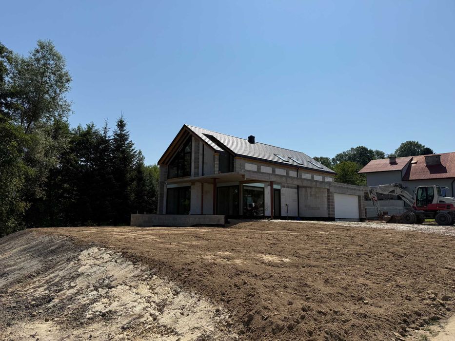 Najtaniej usługi koparką obrotową roboty ziemne Kraków Wieliczka