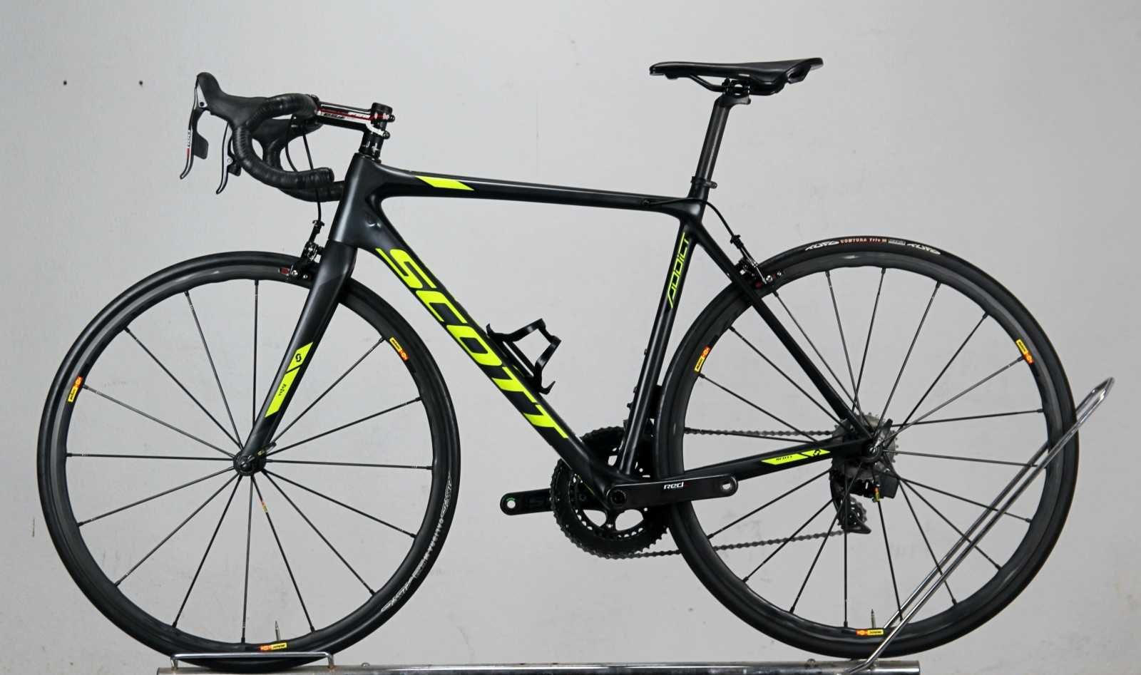 Rower szosowy SCOTT ADDICT Carbon, Sram RED eTAP, ultra lekki ! roz.54