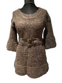 Sweter tunika sukienka z wełny r.M Reserved