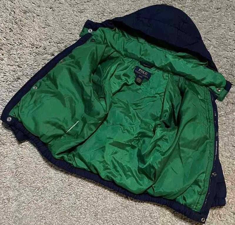 Оригинал.фирменный,теплый,детский пуховик polo ralph lauren
