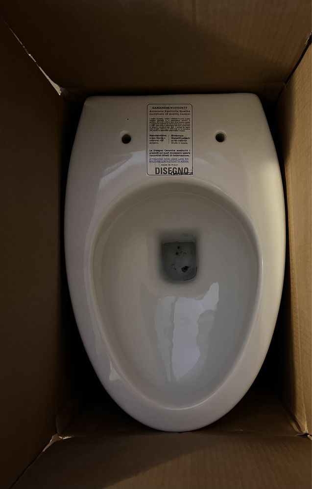 Nowa ubikacja disagno cremica ovo back to wall wc