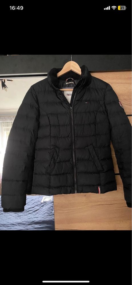 Granatowa kurtka tommy hilfiger rozmiar s