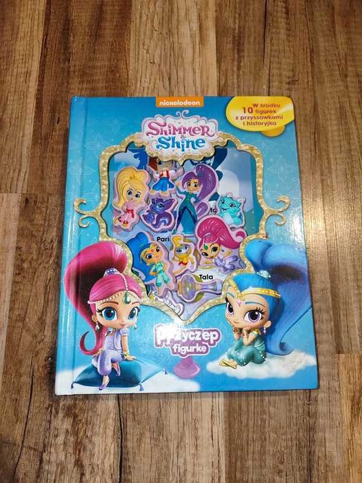 Shimmer i shine książka książeczka z figurkami układanka