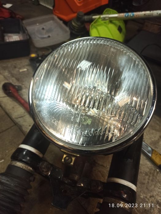 Вилка Ява 638,в зборе с фарой