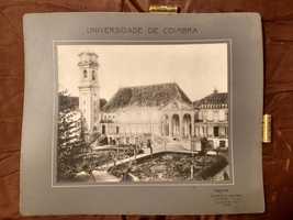 Foto antiga da Universidade de Coimbra - grande dimensão