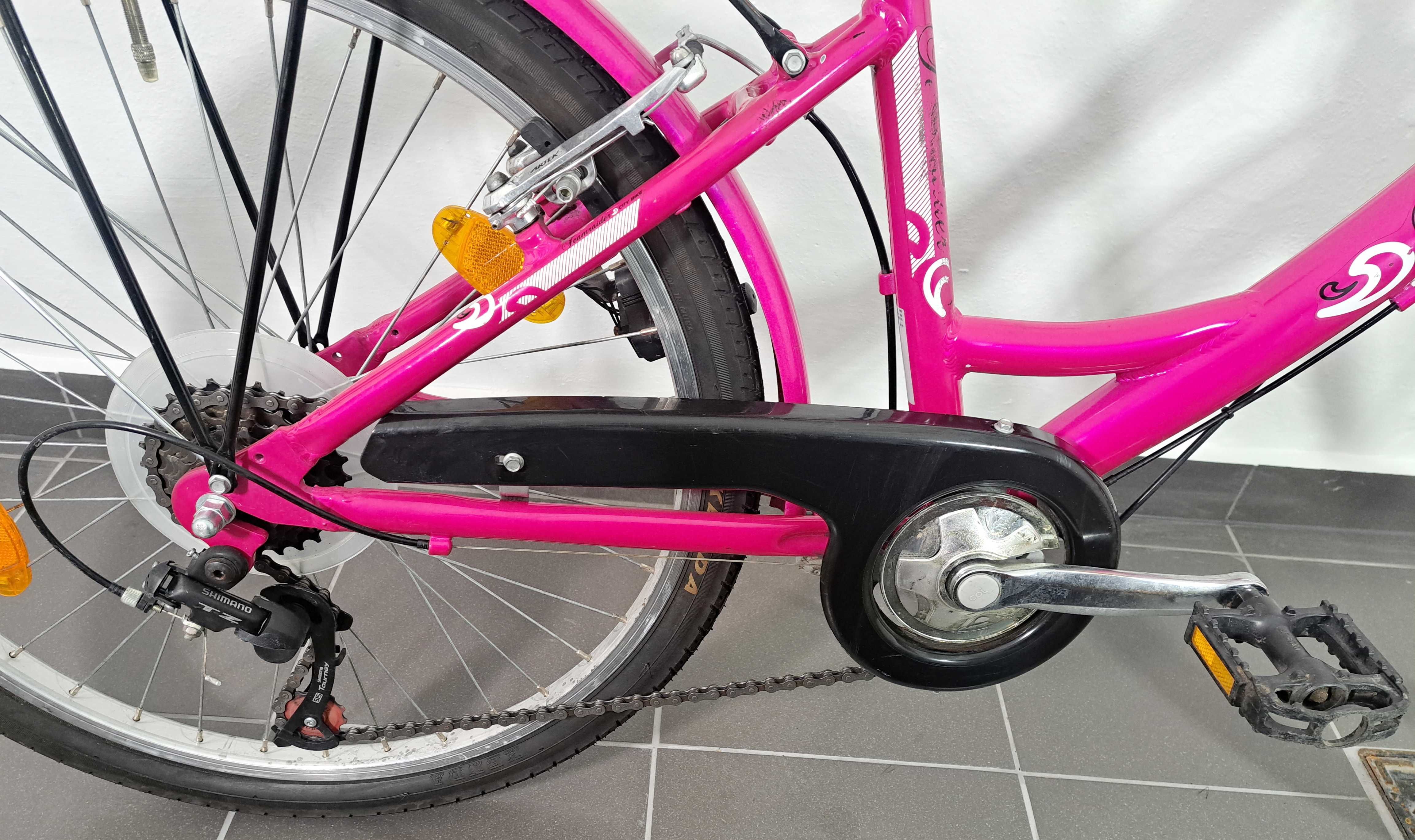 Rower rowerek dziecinny dla dziecka dziewczynki 24 cale super stan!!!