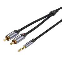 Kabel Audio 2Xrca Do 3.5Mm Vention Bcnbj 5M (Szary)