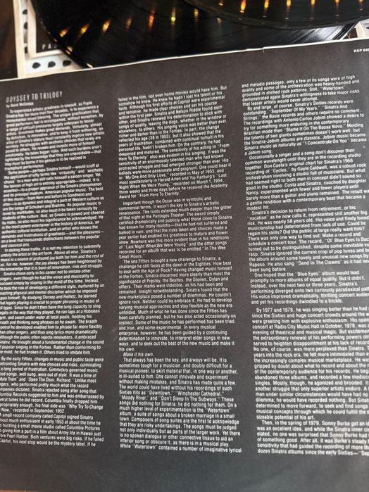 Frank Sinatra – Trilogy: Past, Present & Future (1980– 3 LPs Originais