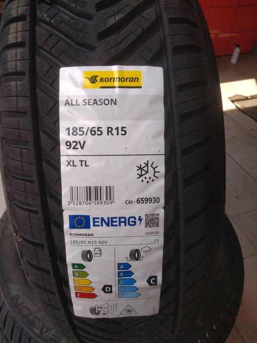 Nowe opony wielosezonowe 185/65R15 Kormoran. MONTAŻ GRATIS !!!