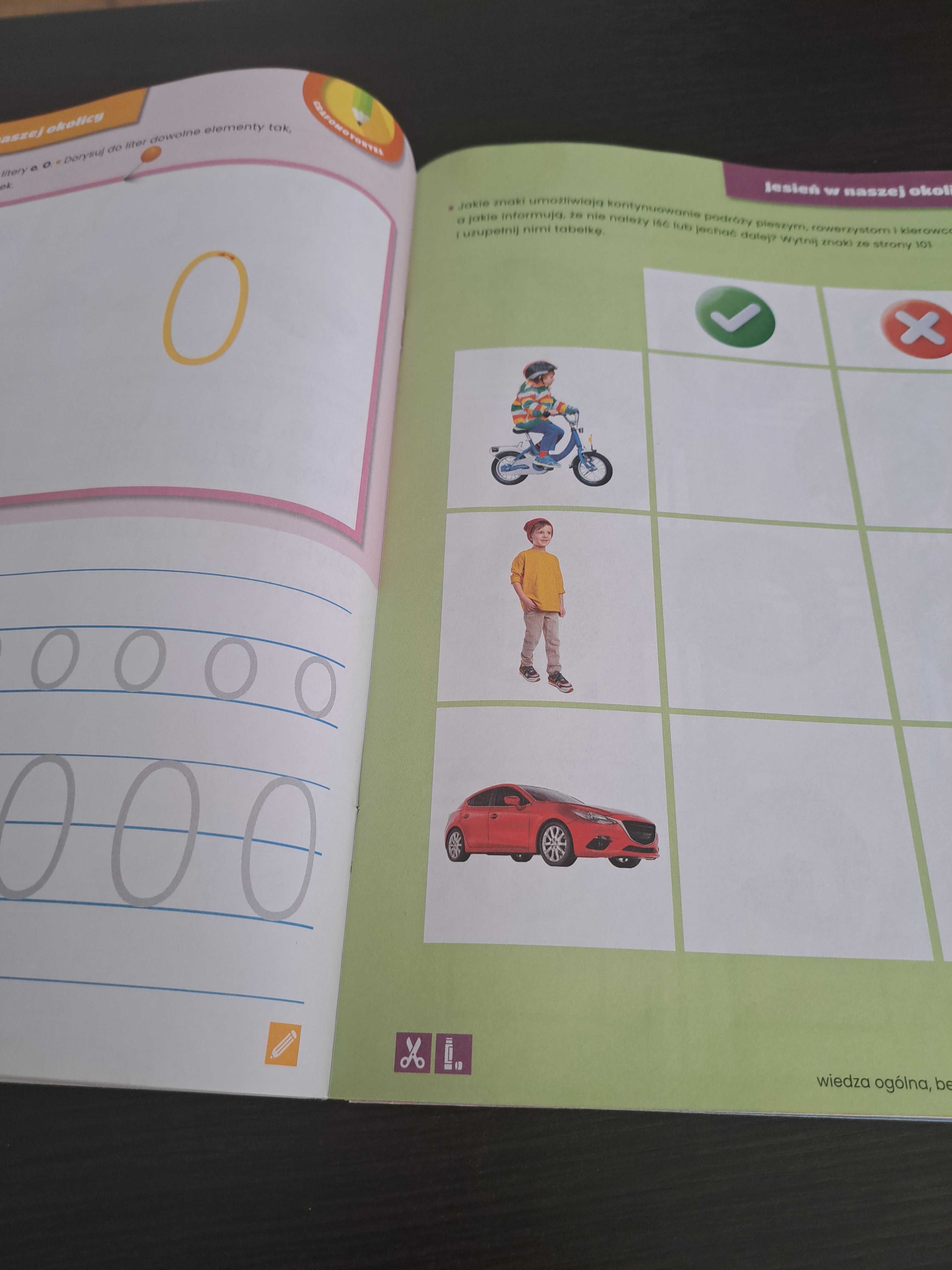 Książki, ćwiczenia zerówka, 6-latek