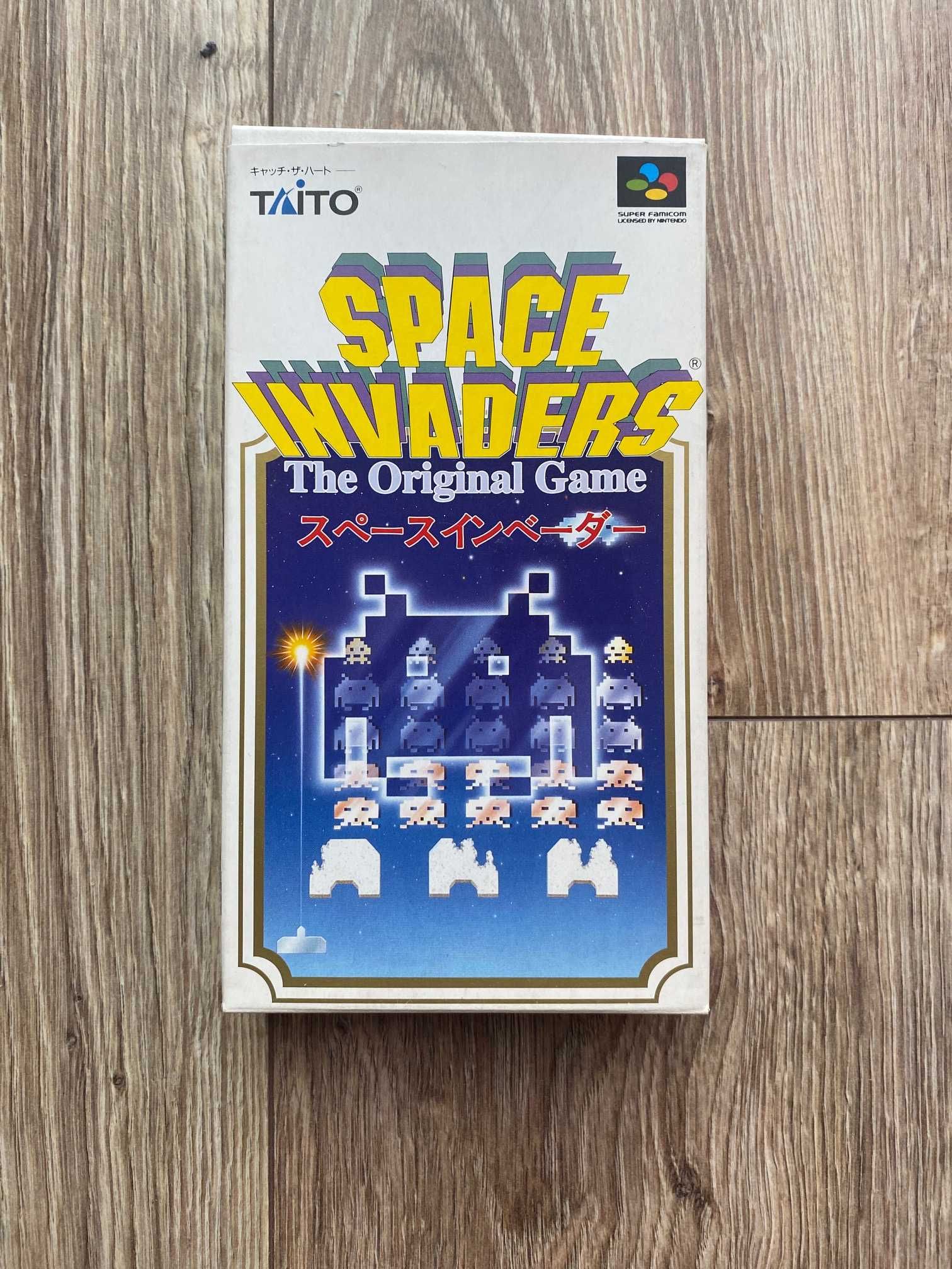 gra SNES Space Invaders stan kolekcjonerski CIB