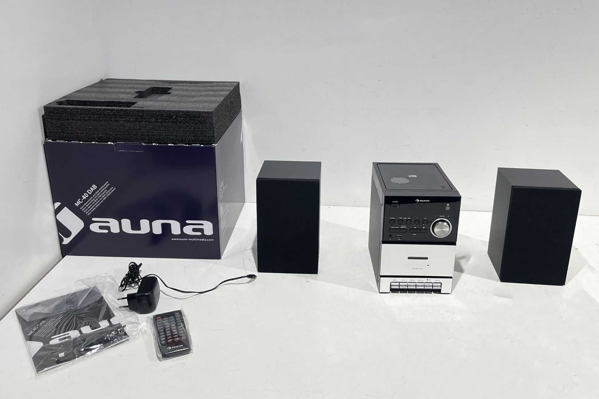 Стереосистема Auna MC-40 DAB FM CD BT Aux Увага ВАДА !!!