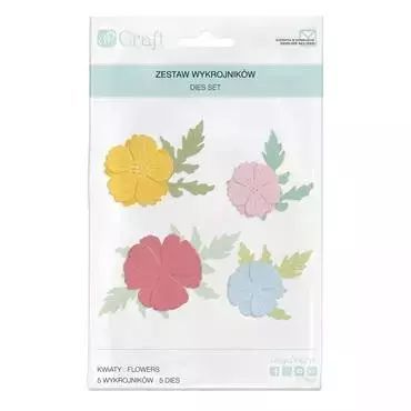 Wykrojniki - kwiaty 5szt. Dalprint