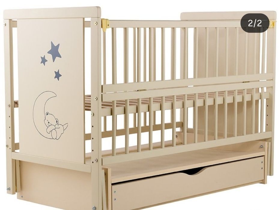 Дитяче ліжечко ведмедик