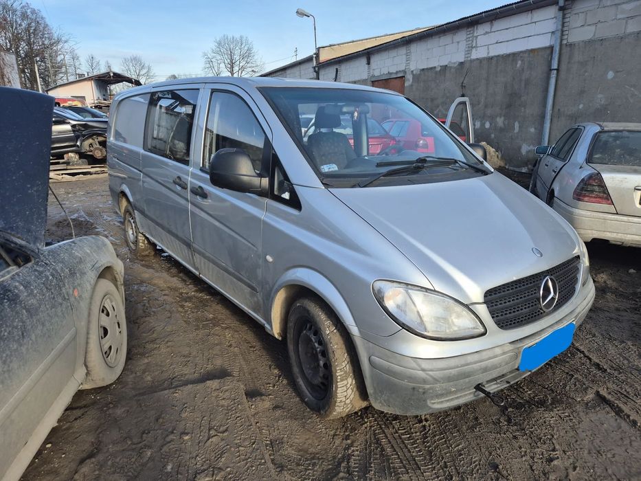 mercedes vito w639 9744 maska zderzak lampa grill błotnik drzwi zbiornik paliwa szyba lusterko