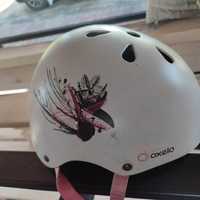 Kask dla dziewczynki oxelo Decathlon 5-7 lat