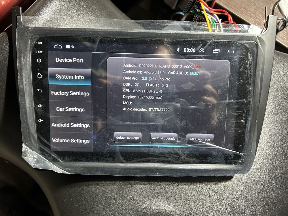 Radio Android VW Polo 2/64GB