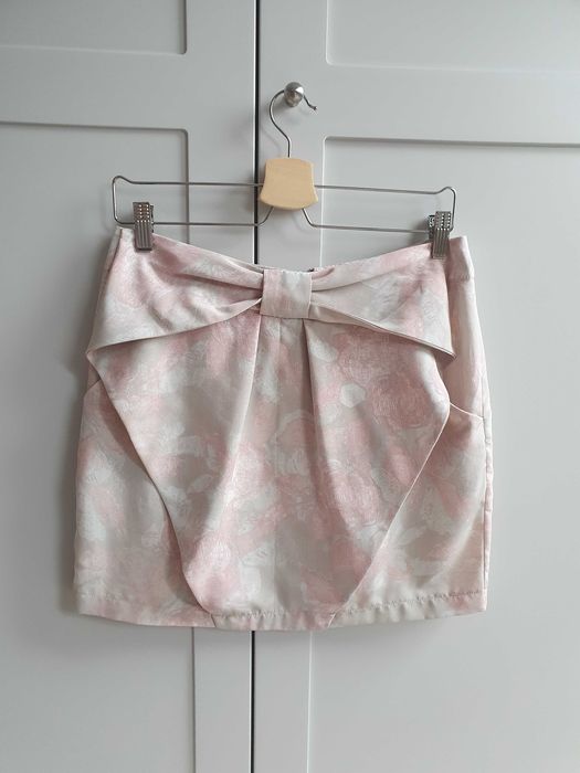 Spódnica H&M różowa beżowa rozmiar 38 40