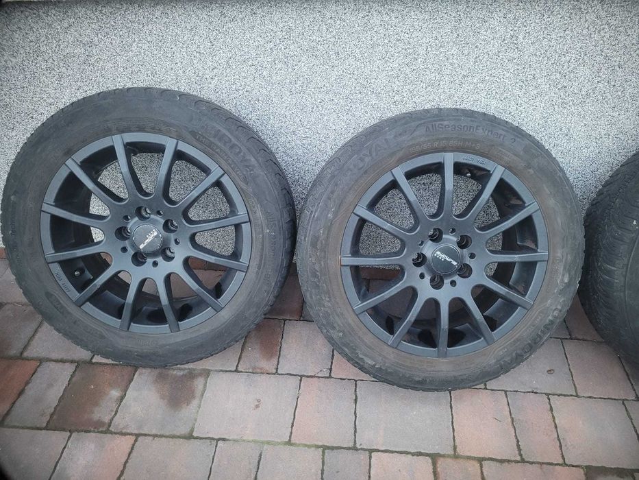Felgi Koła Skoda Seat VW Audi 15 cali 5x100 ET30 całoroczne 195/55/R15