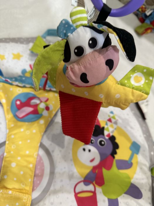 Ігровий розвиваючий килимок для немовлят з дугою 0-12 місяців