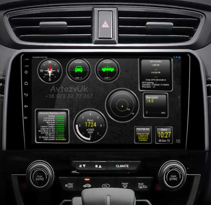 Android 14 CR-V Honda Црв CRV 5 СРВ TV 2 дин Хонда CarPlay Магнитола