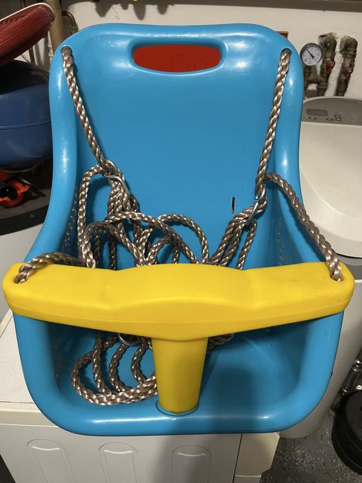 Huśtawka kubełkowa dziecięca TK – turkusowa