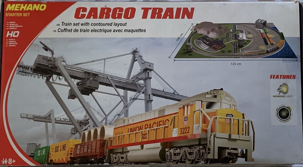 Kolejka elektryczna Mehano T113 Zestaw startowy Cargo Train 1:87