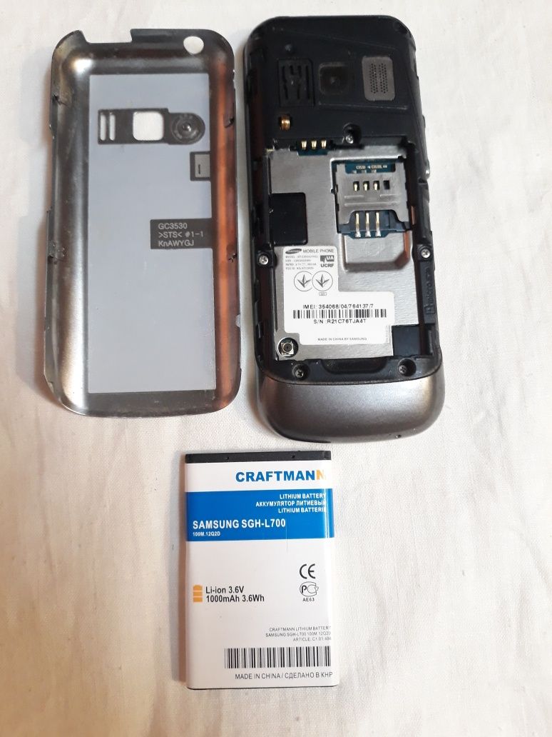 Samsung gt-c3530 наушники Tecno зарядка