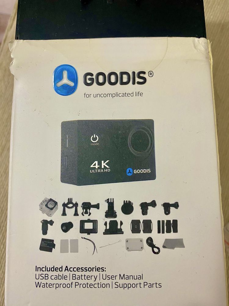 Câmara Action cam 4K ultra HD Goodis