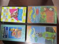 13 VHS de Teletubbies, Pipi, Rua Sésamo, Abelha Maia, VicKi, Mickey