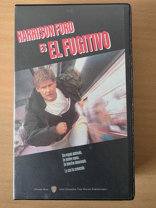 Pelicula en VHS "El Fugitivo" con Harrison Ford