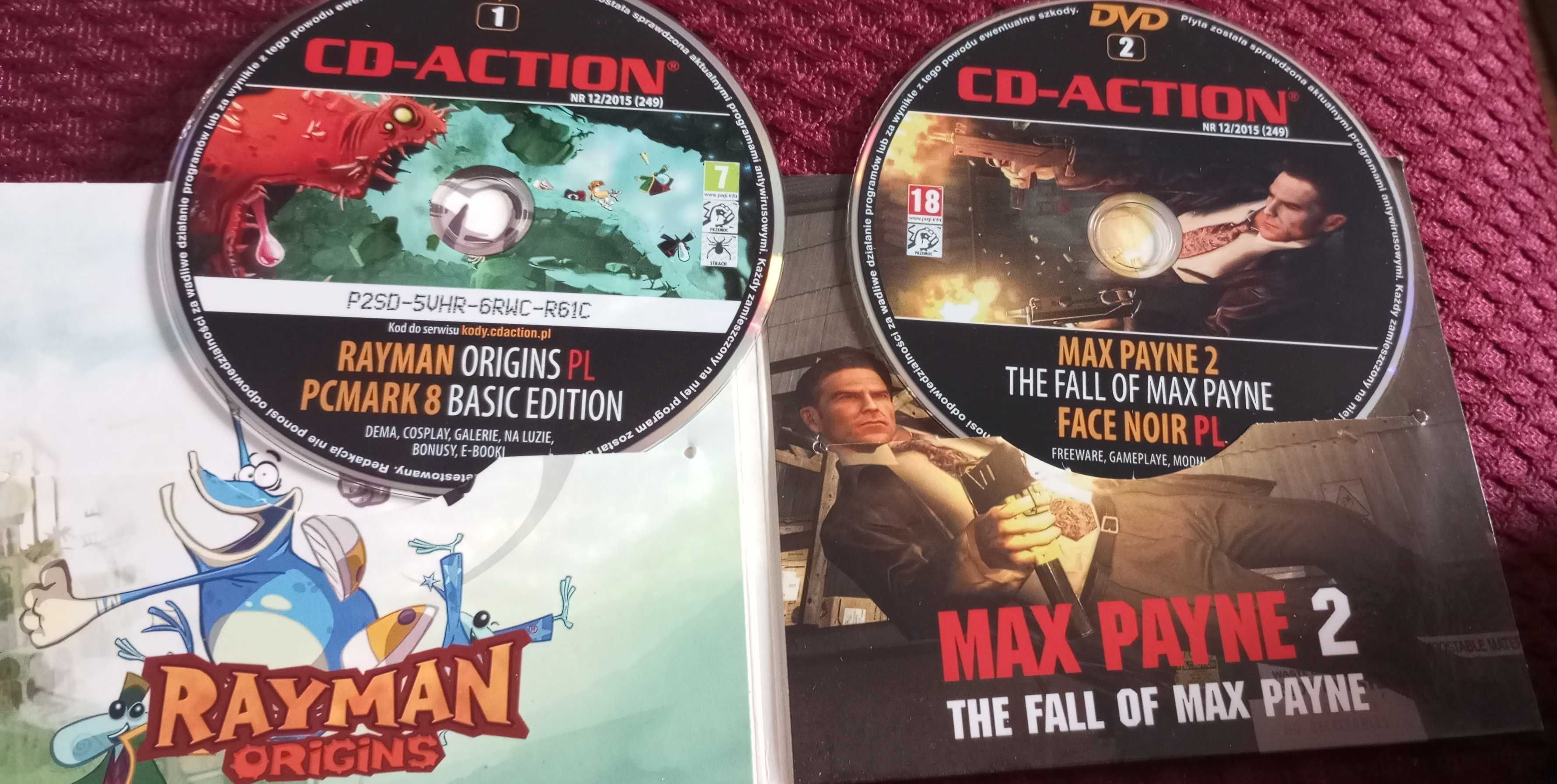 CD-Action 12/2015 #249 - Max Payne 2, Rayman Origins PL, Face Noir PL