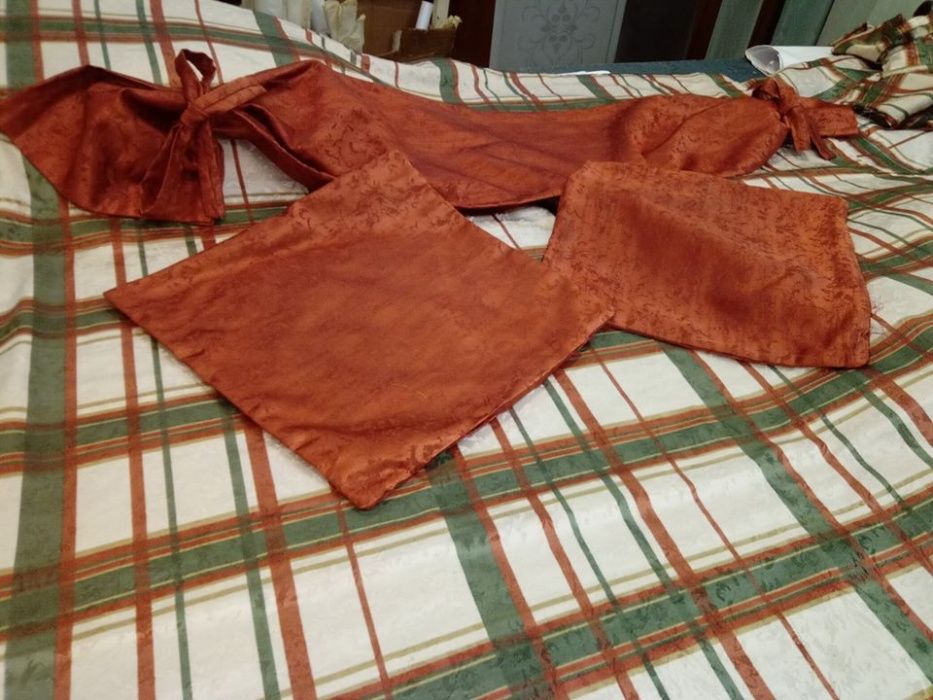 Colcha + porteares+toalhas vintage