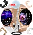 Smartwatch Zegarek Damski Polskie Menu Rozmowy Ciśnienie Puls Sport Am