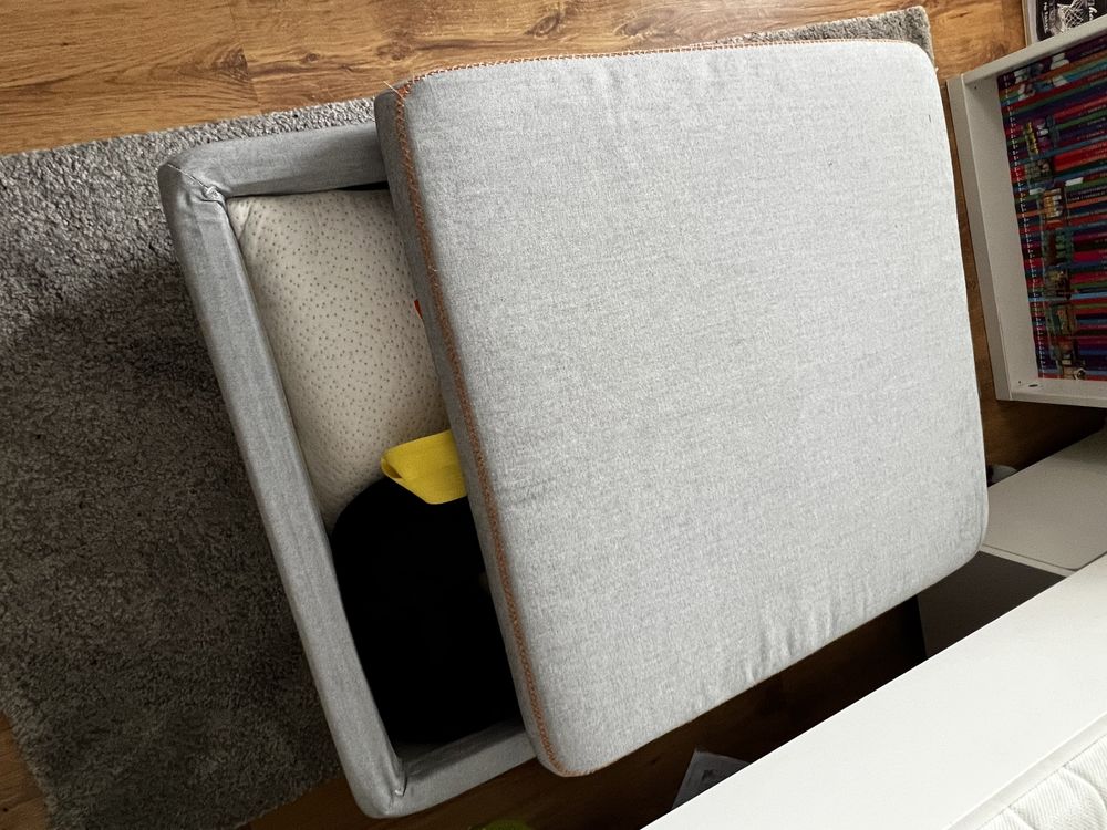 Ikea pufa pojemnik