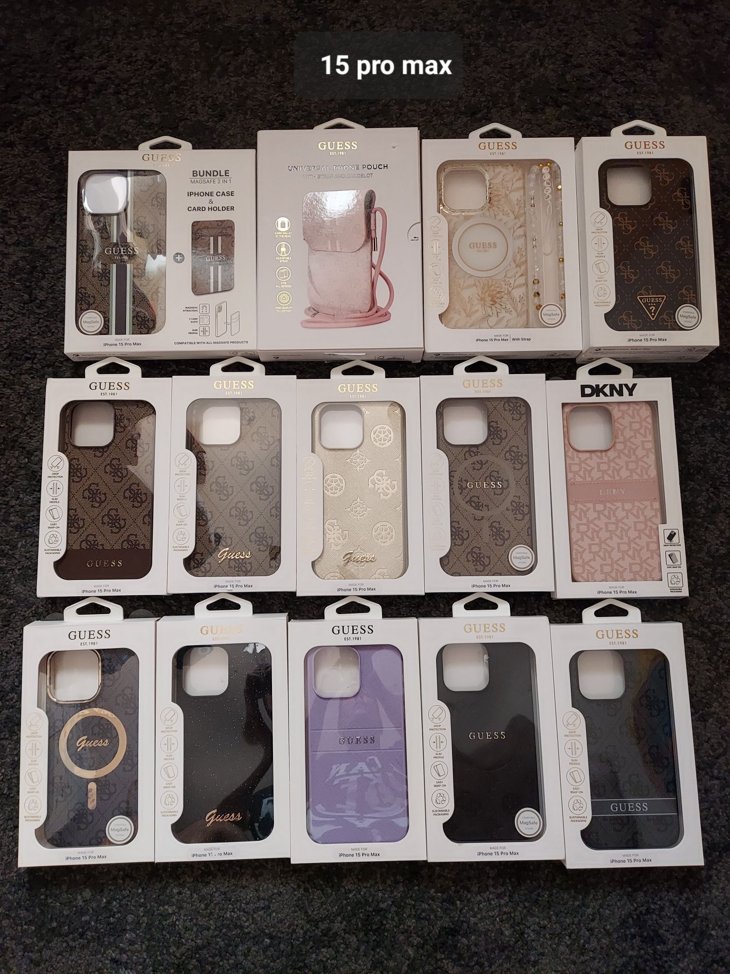 Новый чехол оригинал IPhone Guess  pro max