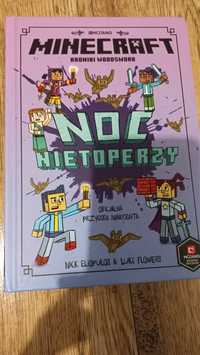 Noc nietoperzy Minecraft książka