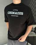 Футболка оверсайз чорна Chinazes