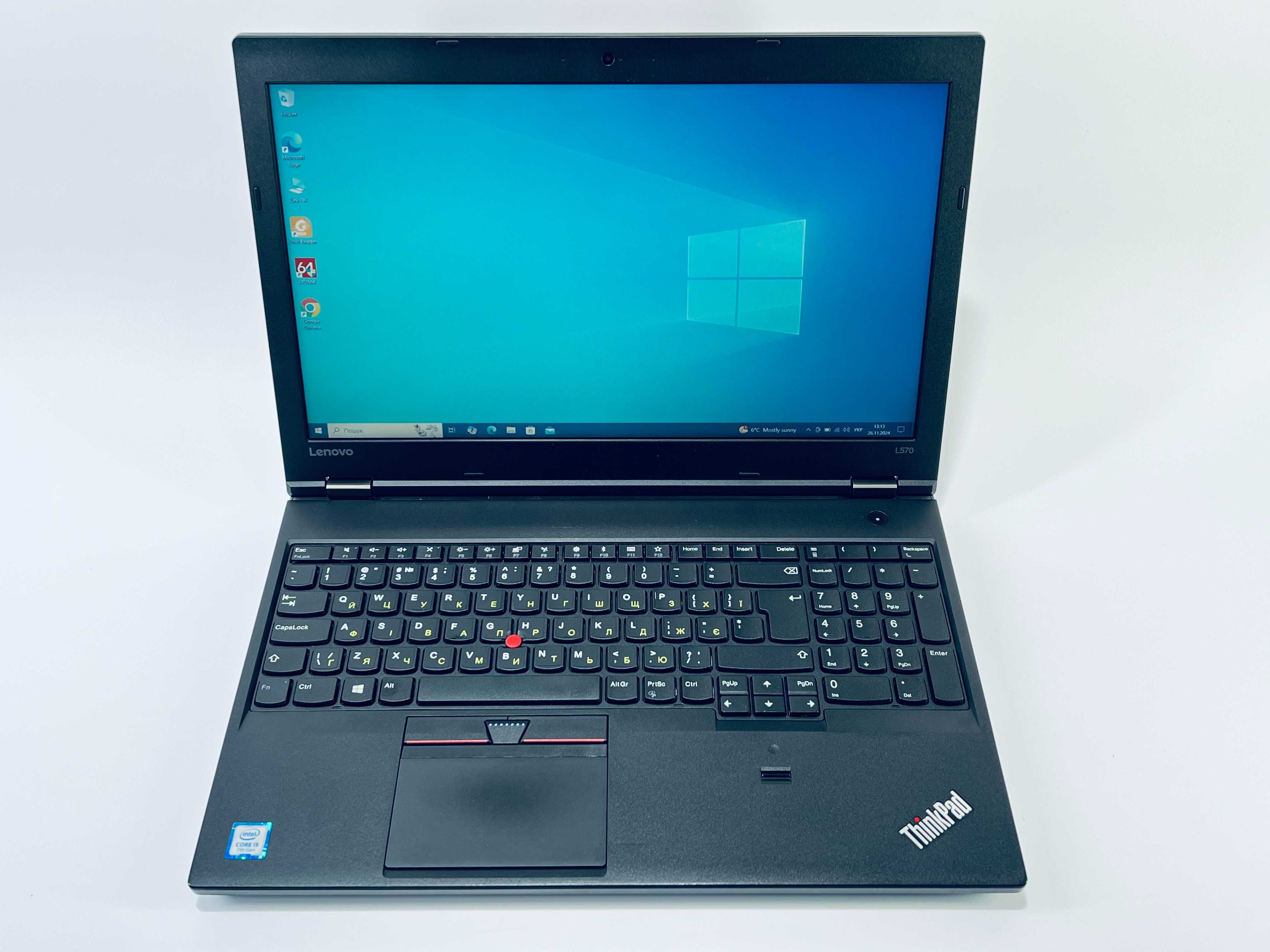Lenovo ThinkPad L570, I5-7200U, 8gb, 256 gb, 15.6 TN HD 1920x1080